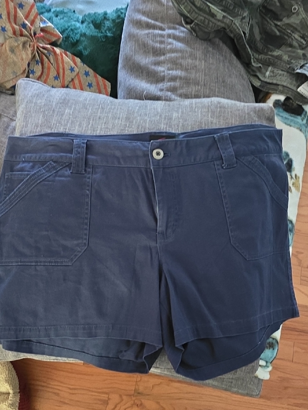 Torrid Navy Blue Casual Shorts Size 24